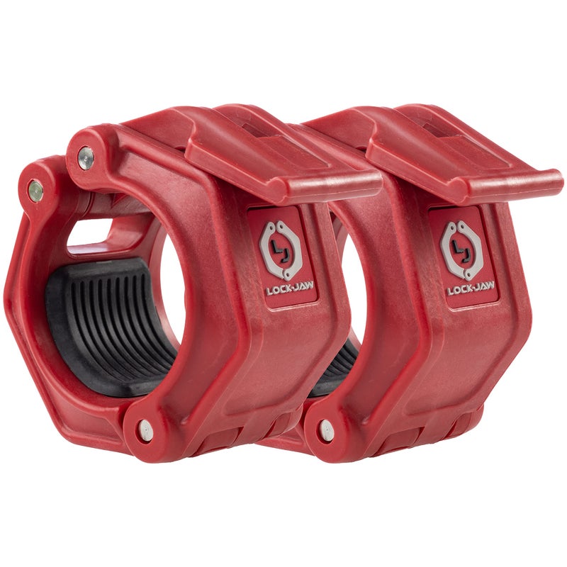 Lock-Jaw Barbell Collars Lock-Jaw OLY 2 Olympic Barbell Collar (Red) - Image 1